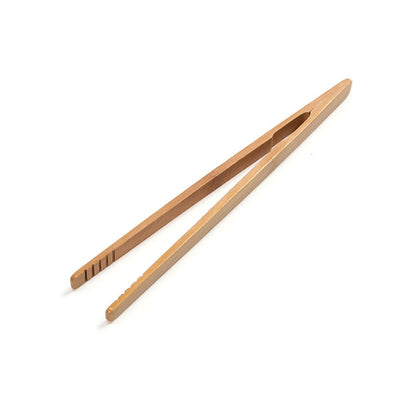 Bamboo Wooden Toaster Tongs, 2 Pack, 18cm by HitMyNeed