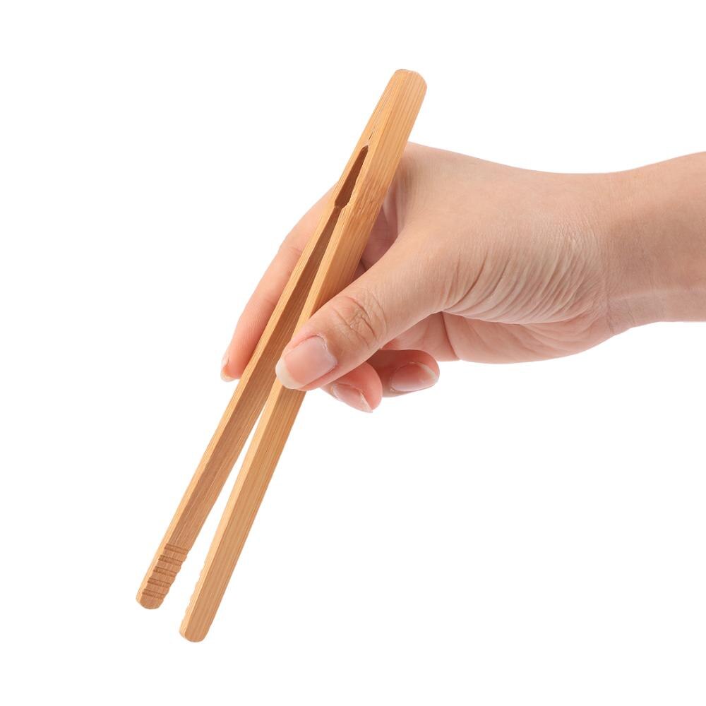Bamboo Wooden Toaster Tongs, 2 Pack, 18cm by HitMyNeed