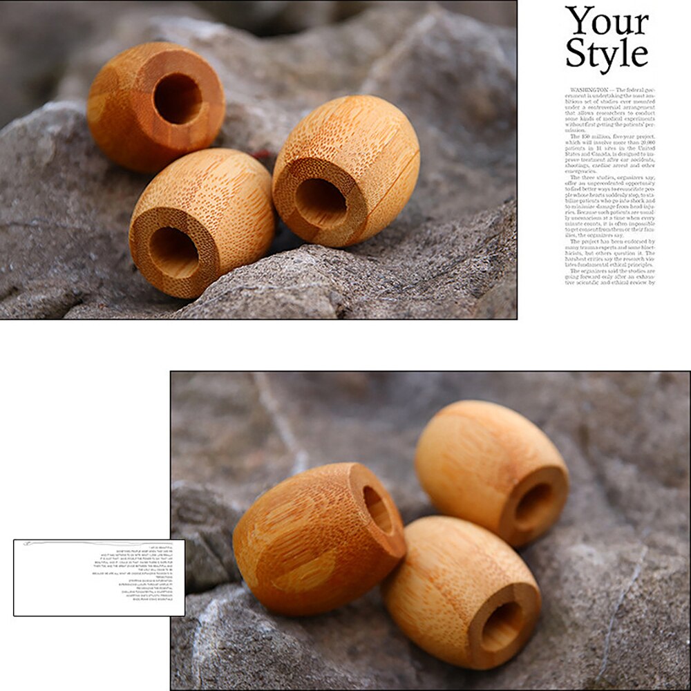 Bamboo Wooden Toothbrush Holder Stand by HitMyNeed
