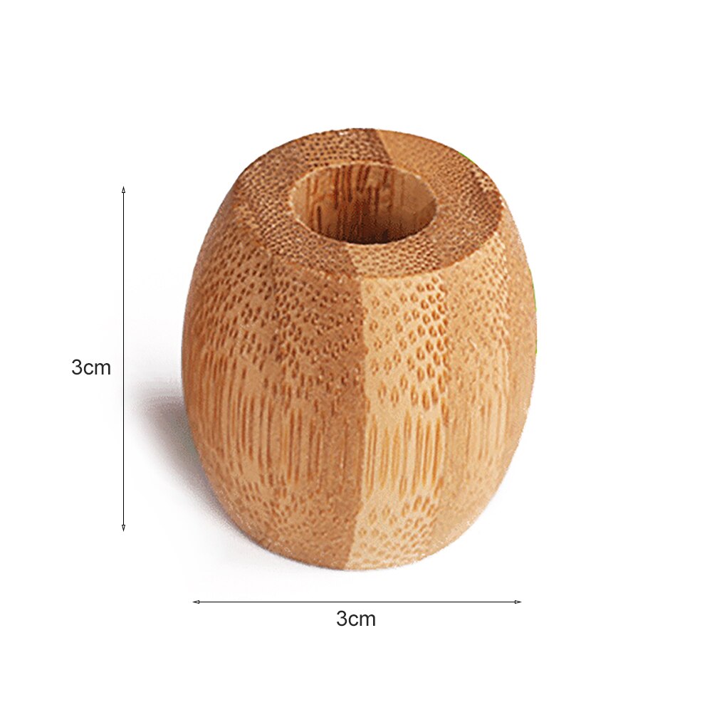Bamboo Wooden Toothbrush Holder Stand by HitMyNeed