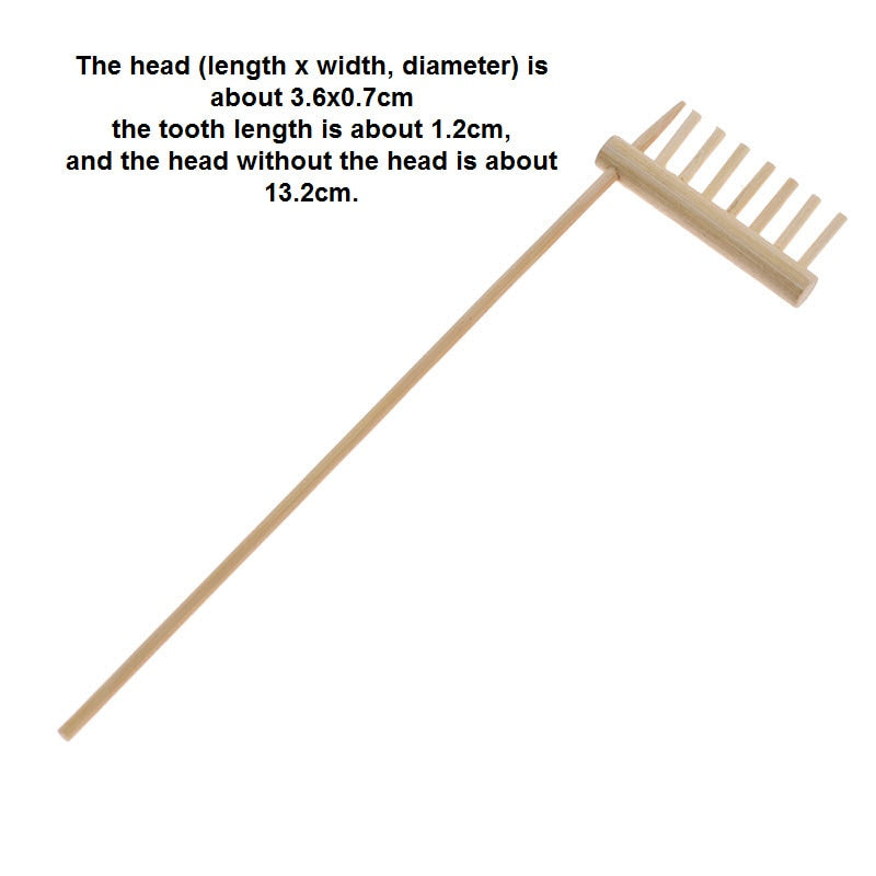Bamboo Zen Garden Rake Set (5 Pieces) by HitMyNeed