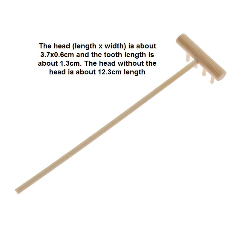 Bamboo Zen Garden Rake Set (5 Pieces) by HitMyNeed