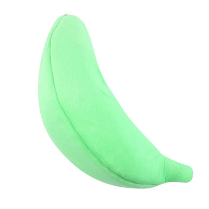 Banana Cat Bed House for Cats and Small Dogs green m-55x20x15cm by HitMyNeed