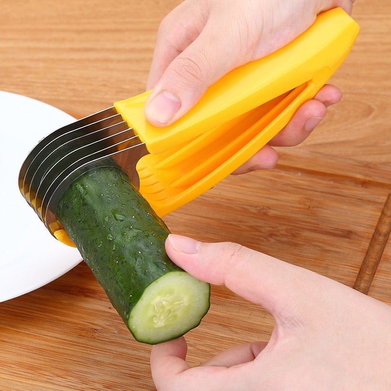 Banana Cutter Handheld Slicer Kitchen Tool by HitMyNeed