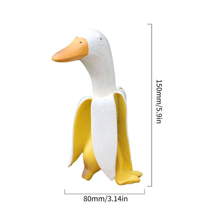 Banana Duck Garden Statue Outdoor Yard Ornament statue by HitMyNeed