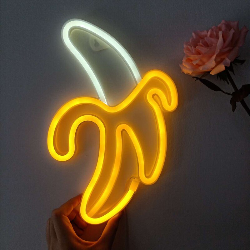Banana Neon LED Wall Sign Night Light by HitMyNeed
