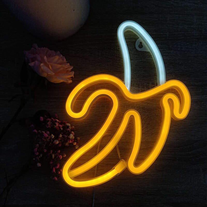 Banana Neon LED Wall Sign Night Light by HitMyNeed