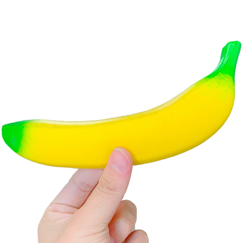Banana Squishy Stress Relief Squeeze Toy by HitMyNeed