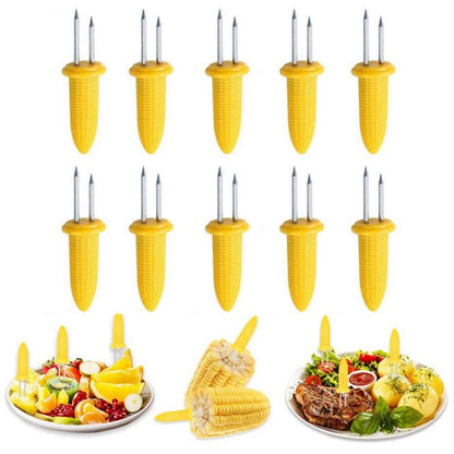 Barbecue Sweetcorn Forks Set of 10 by HitMyNeed
