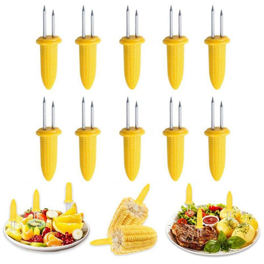 Barbecue Sweetcorn Forks Set of 10 by HitMyNeed