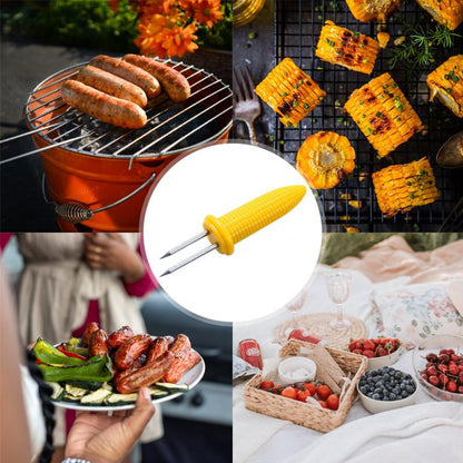 Barbecue Sweetcorn Forks Set of 10 by HitMyNeed