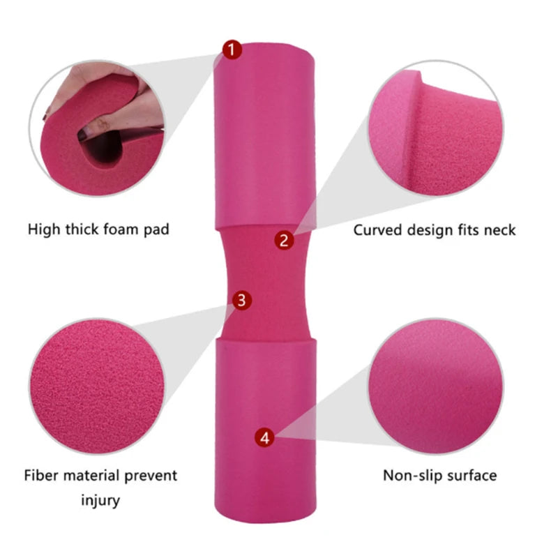 Barbell Foam Pad for Squats and Shoulder Support by HitMyNeed