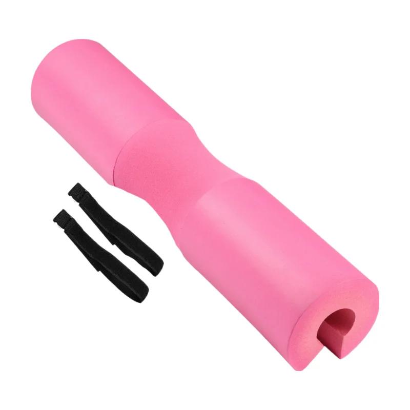 Barbell Foam Pad for Squats and Shoulder Support pink by HitMyNeed
