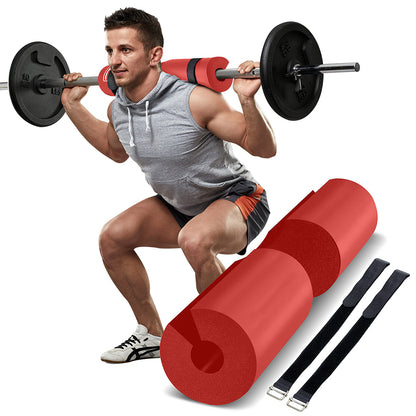 Barbell Squat Pad for Standard & Olympic Bars by HitMyNeed