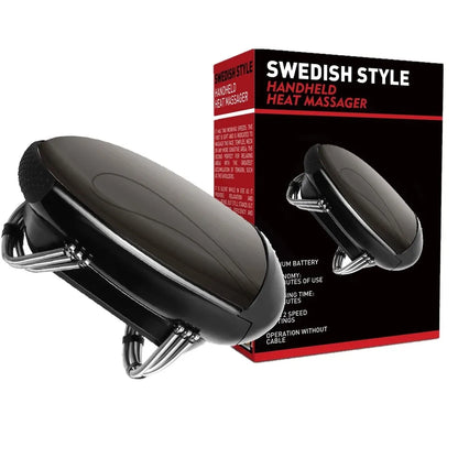 Barberology Cordless Metal Heat & Vibration Massager black by HitMyNeed