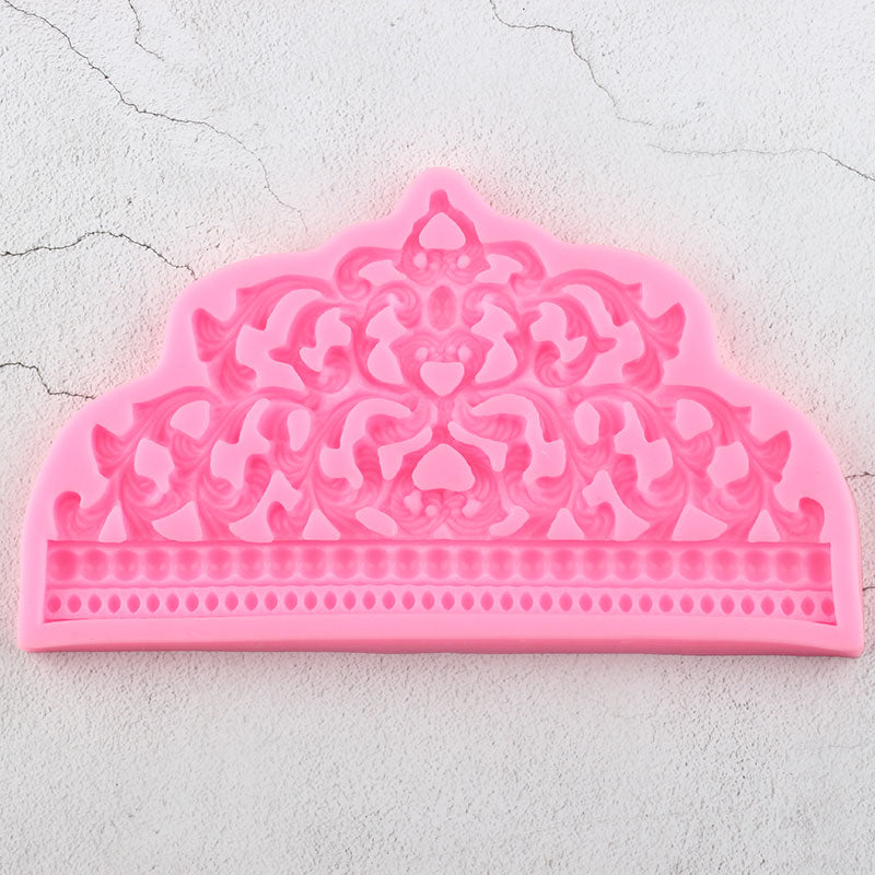 Baroque Crown Silicone Mold for Cake Decorating by HitMyNeed
