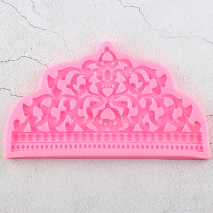Baroque Crown Silicone Mold for Cake Decorating by HitMyNeed