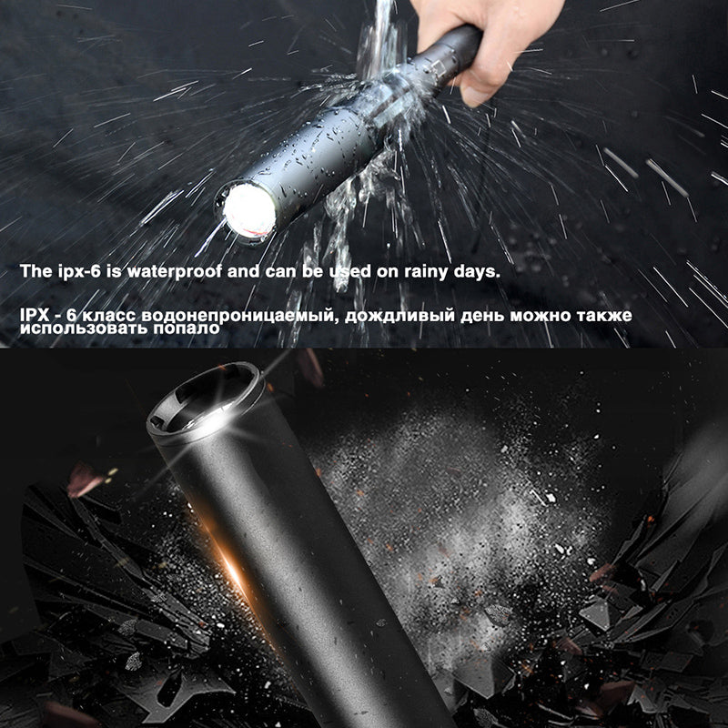 Baseball Bat LED Flashlight Waterproof Torch 1000LM by HitMyNeed