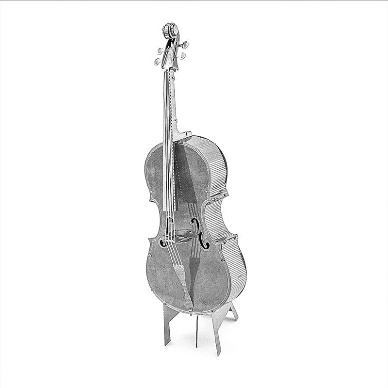 Bass Cello 3D Metal DIY Model Puzzle for Adults by HitMyNeed