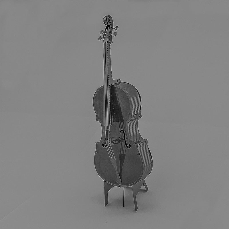 Bass Cello 3D Metal DIY Model Puzzle for Adults by HitMyNeed