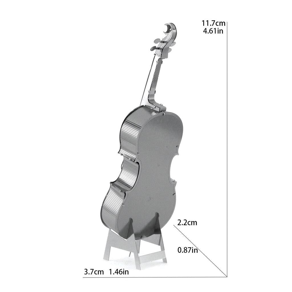 Bass Cello 3D Metal DIY Model Puzzle for Adults by HitMyNeed