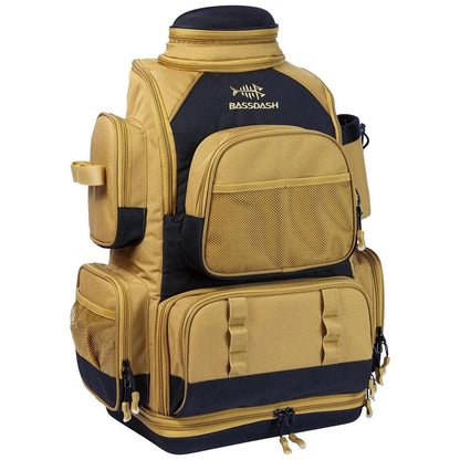 Bassdash Multifunctional Fishing Tackle Backpack khaki-bf2007-7 by HitMyNeed