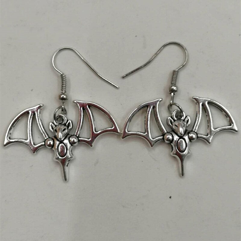 Bat Dangle Earrings for Women Halloween Costume by HitMyNeed