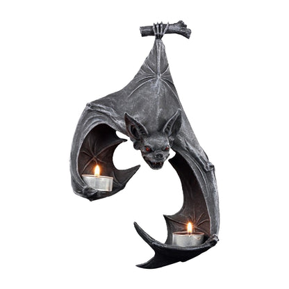 Bat Wall Tealight Holder Sconce Resin Wall Decor by HitMyNeed