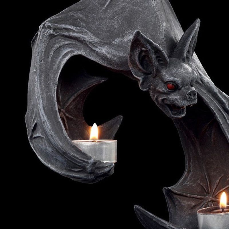 Bat Wall Tealight Holder Sconce Resin Wall Decor by HitMyNeed