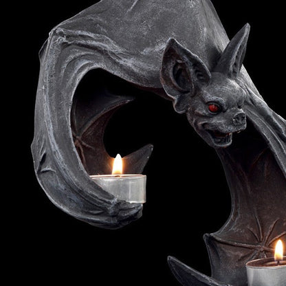 Bat Wall Tealight Holder Sconce Resin Wall Decor by HitMyNeed