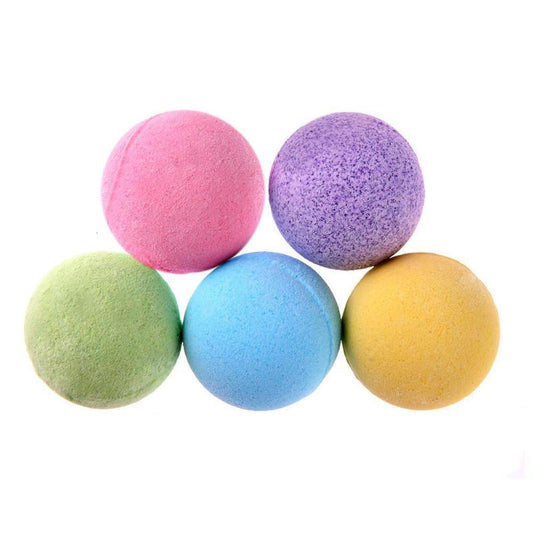 Bath Balls Bubble Shower Bombs Set of 5 by HitMyNeed