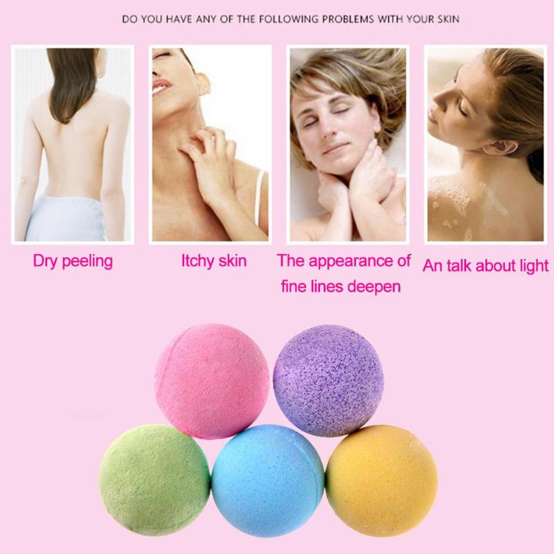 Bath Balls Bubble Shower Bombs Set of 5 by HitMyNeed