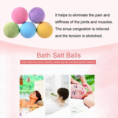 Bath Balls Bubble Shower Bombs Set of 5 by HitMyNeed