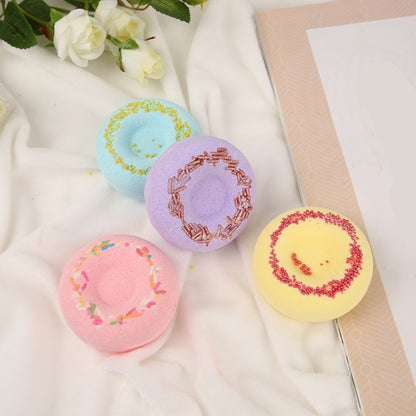 Bath Bomb Gift Set, 4 Natural Spa Fizzers (60g Each) by HitMyNeed