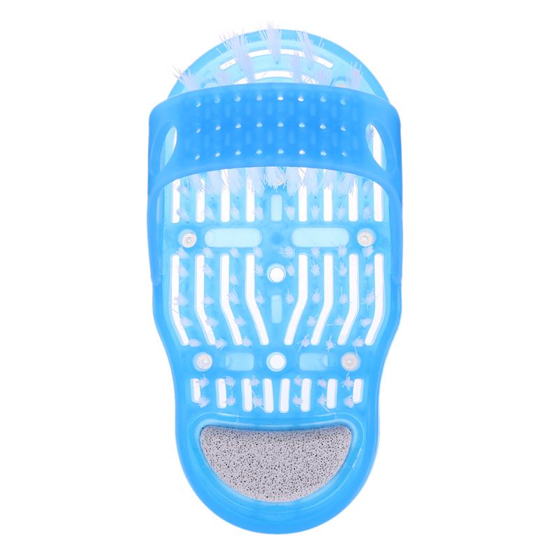 Bath Slippers with Shower Foot Scrubber & Pumice by HitMyNeed