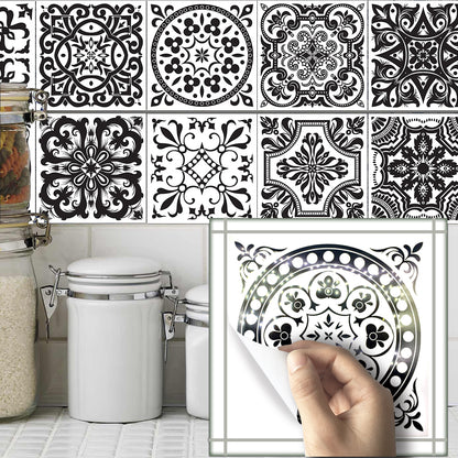 Bathroom Wall Decals and Tile Stickers Set of 10 by HitMyNeed