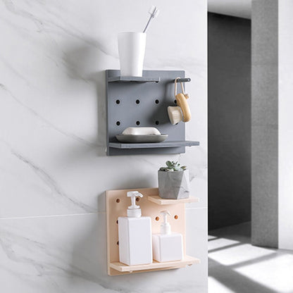 Bathroom Wall Shelf Rack - No-Drill Storage Organizer by HitMyNeed