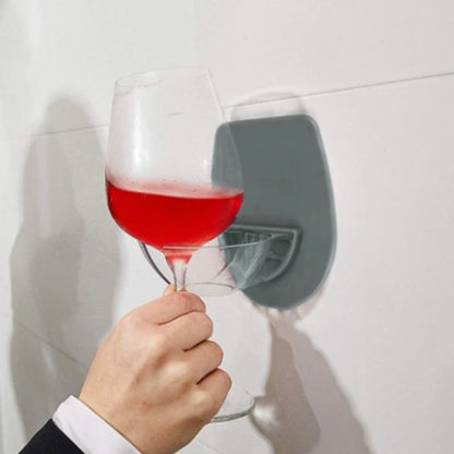 Bathroom Wine Glass Holder Shower Shelf Rack by HitMyNeed