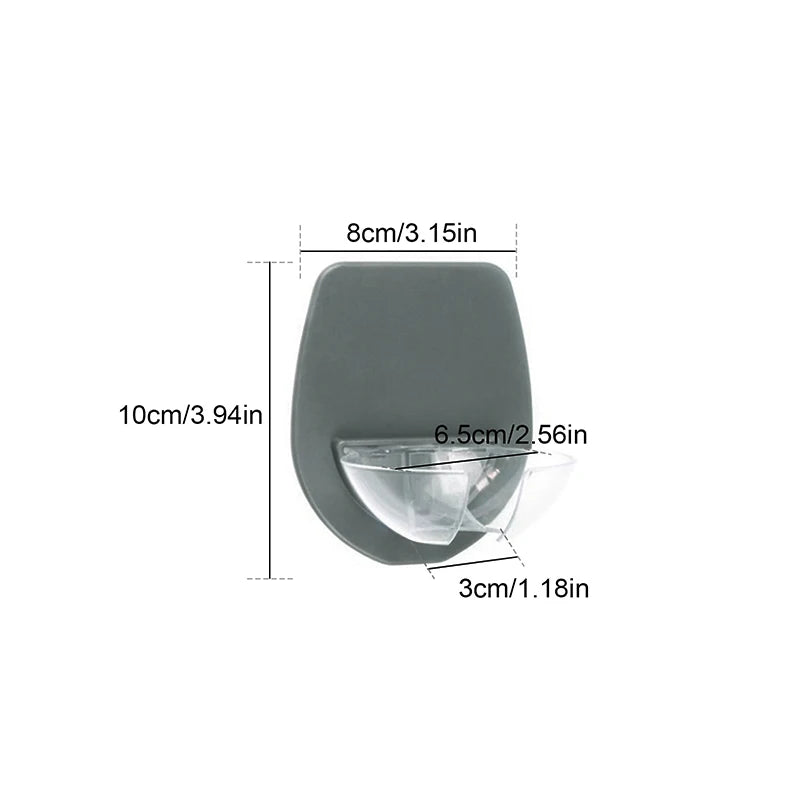 Bathroom Wine Glass Holder Shower Shelf Rack by HitMyNeed