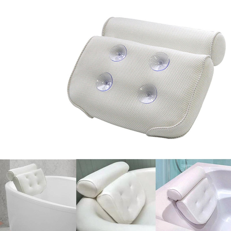 Bathtub Cushion Neck and Back Support Pillow by HitMyNeed