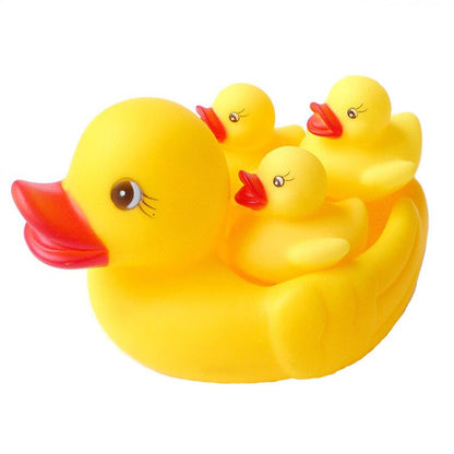 Bathtub Rubber Duckies Squeak Toy Set (4 Pack) by HitMyNeed