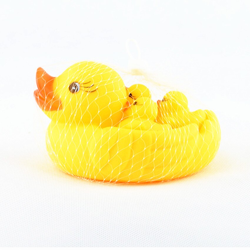 Bathtub Rubber Duckies Squeak Toy Set (4 Pack) by HitMyNeed