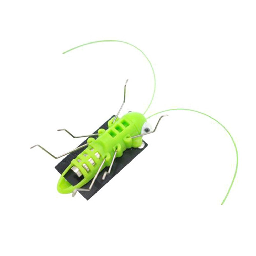 Battery-Free Solar Grasshopper Bug Toy by HitMyNeed