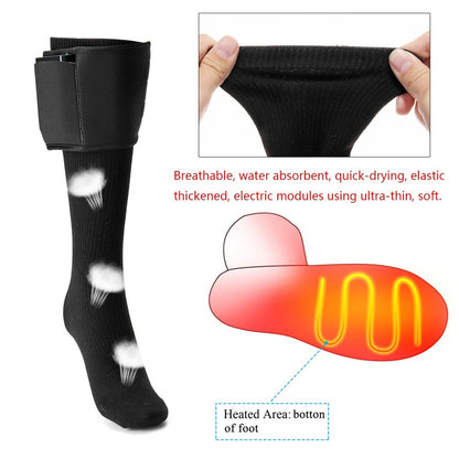Battery Heated Socks with Foot Warmers by HitMyNeed