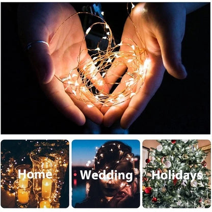 Battery LED Copper Wire Fairy Lights for Decor by HitMyNeed