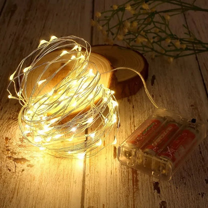 Battery LED Copper Wire Fairy Lights for Decor by HitMyNeed