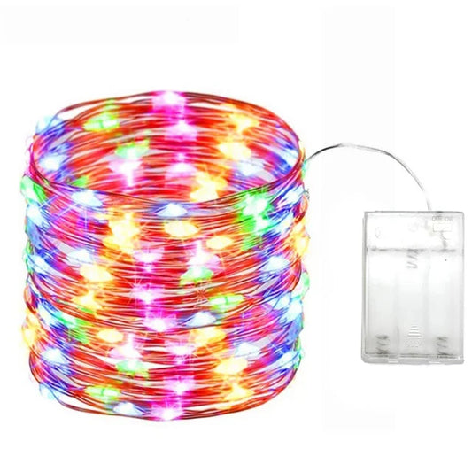Battery LED Copper Wire Fairy Lights for Decor multicolor 3m by HitMyNeed