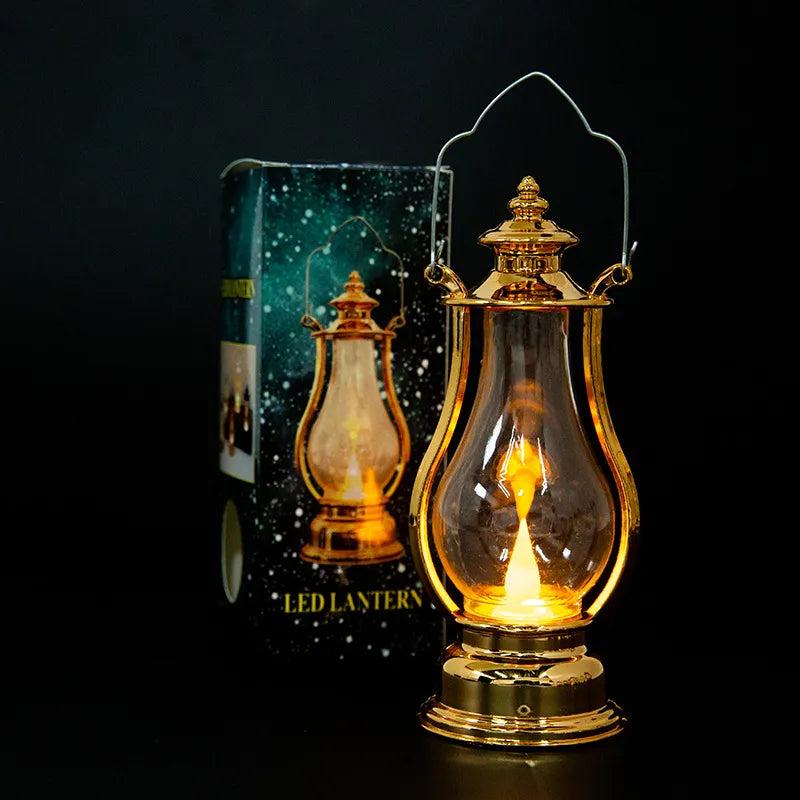 Battery LED Retro Oil Lamp Portable Decorative Light by HitMyNeed