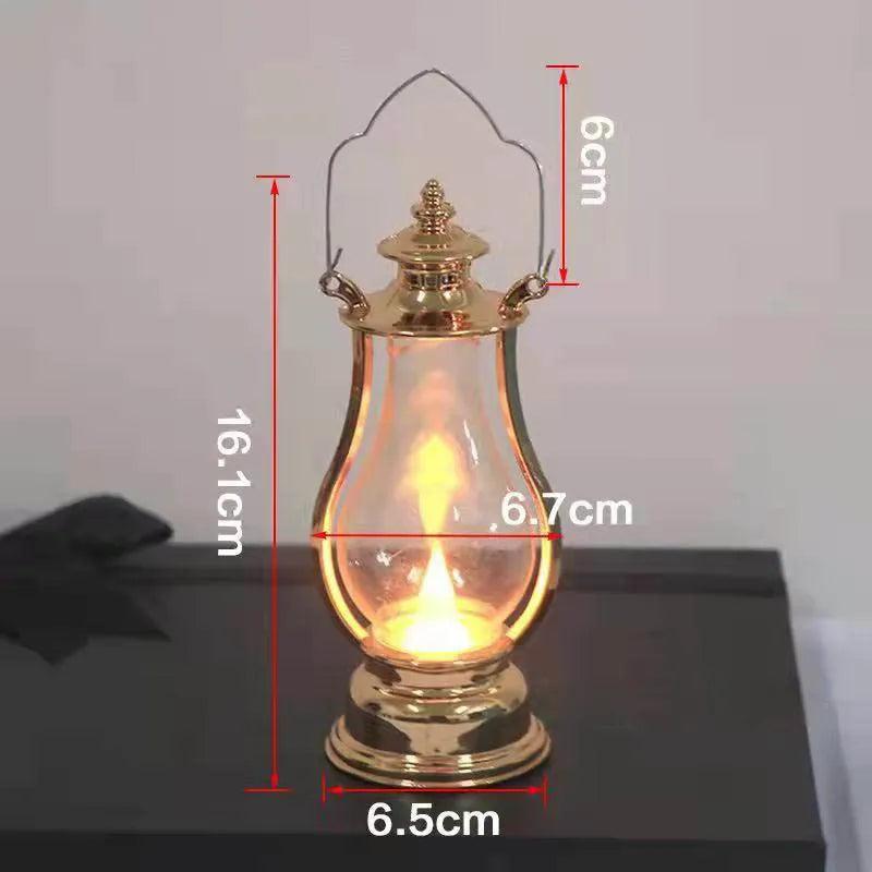 Battery LED Retro Oil Lamp Portable Decorative Light by HitMyNeed