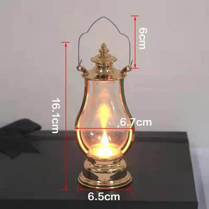 Battery LED Retro Oil Lamp Portable Decorative Light by HitMyNeed